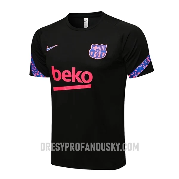 Levné Mužský FC Barcelona Tréninkový Dresy Soupravy 2022-23 Černá