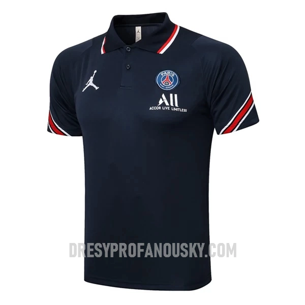 Levné Mužský Paris Saint-Germain Tréninkový Polokošile Soupravy 2022-23 Modrá