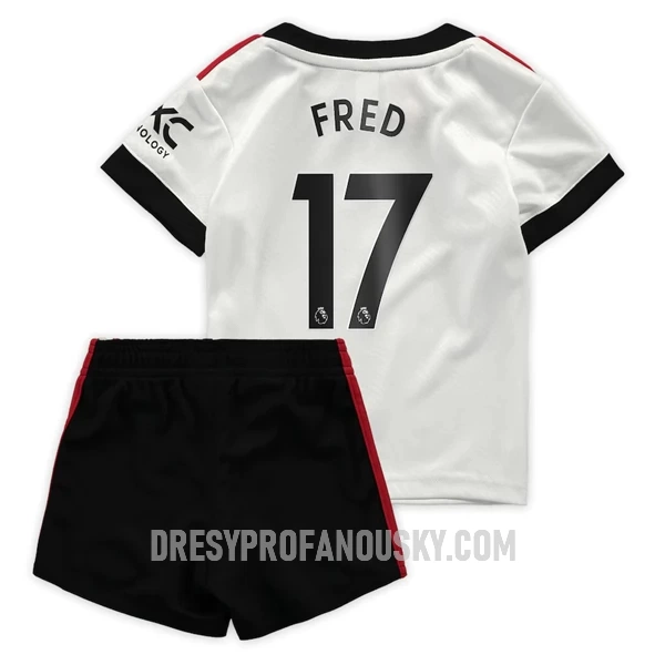 Levné Dětský Fotbalový Dres Manchester United Fred 17 Venkovní 2022-23