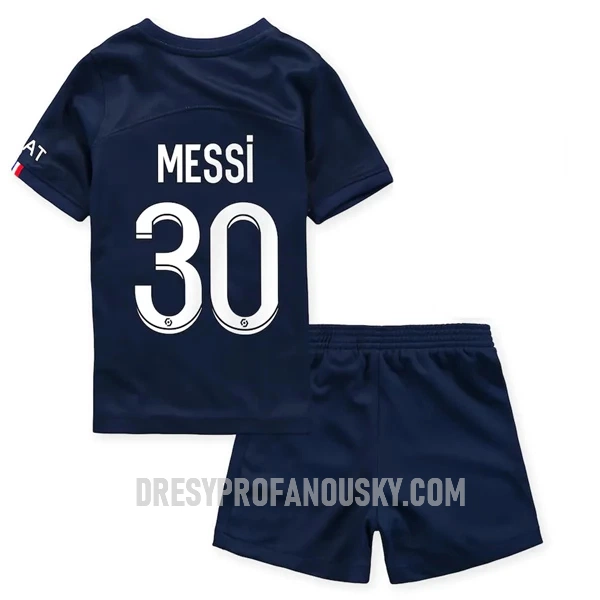 Levné Dětský Fotbalový Dres Paris Saint-Germain Messi 30 Domácí 2022-23