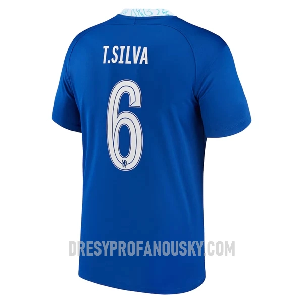 Levné Mužský Fotbalový Dres Chelsea T. Silva 6 Domácí 2022-23