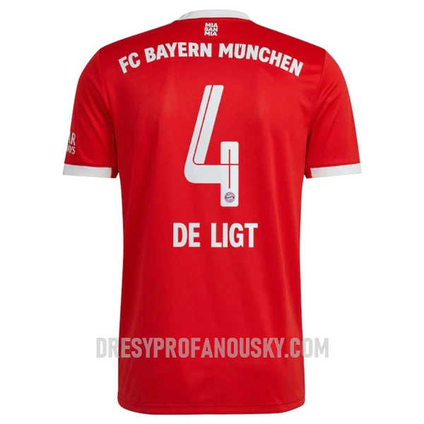 Levné Mužský Fotbalový Dres FC Bayern Mnichov De Ligt 4 Domácí 2022-23