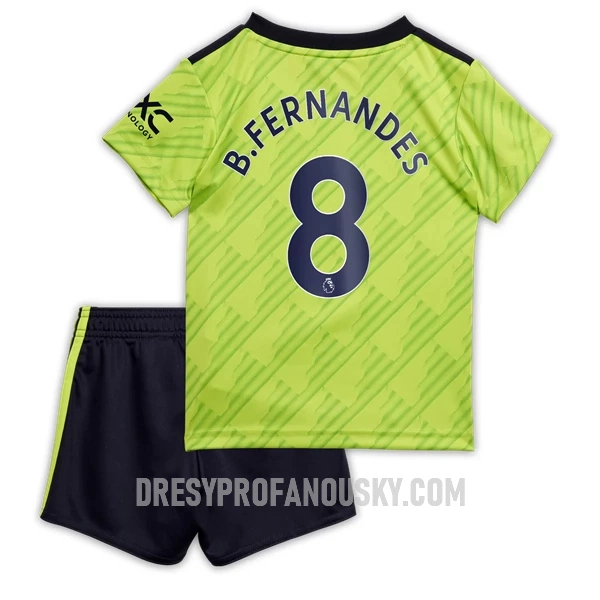 Levné Dětský Fotbalový Dres Manchester United Bruno Fernandes 8 Alternativní 2022-23