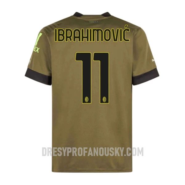 Levné Mužský Fotbalový Dres AC Milán Ibrahimovic 11 Alternativní 2022-23