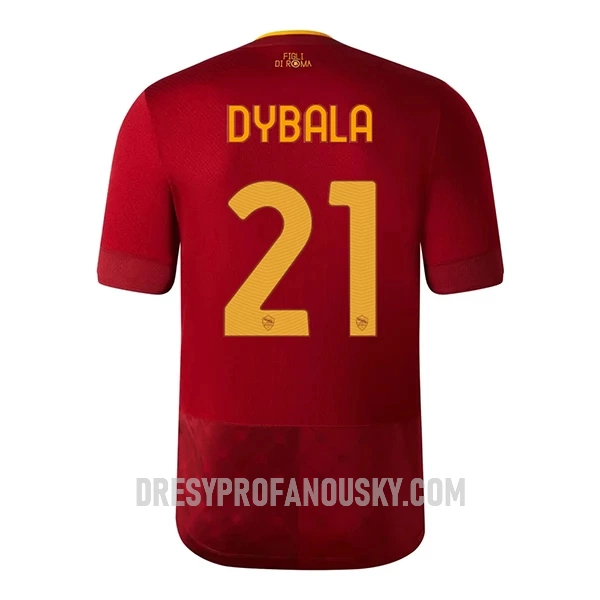 Levné Mužský Fotbalový Dres AS Řím Dybala 21 Domácí 2022-23