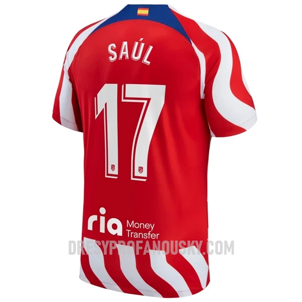 Levné Mužský Fotbalový Dres Atlético Madrid Saul 17 Domácí 2022-23