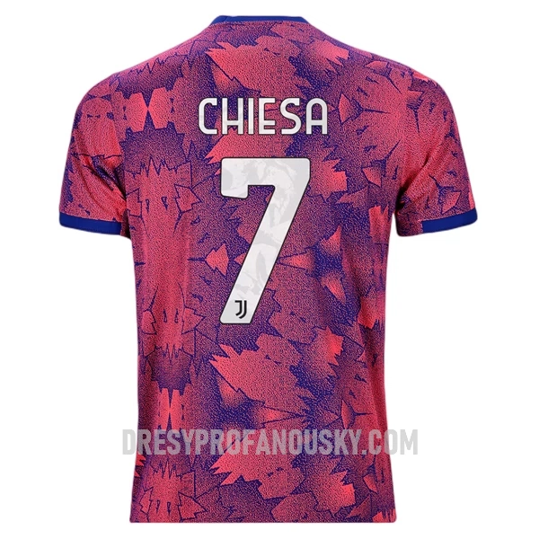 Levné Mužský Fotbalový Dres Juventus Chiesa 7 Alternativní 2022-23