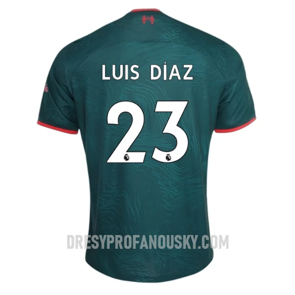 Levné Mužský Fotbalový Dres Liverpool Luis Diaz 23 Alternativní 2022-23