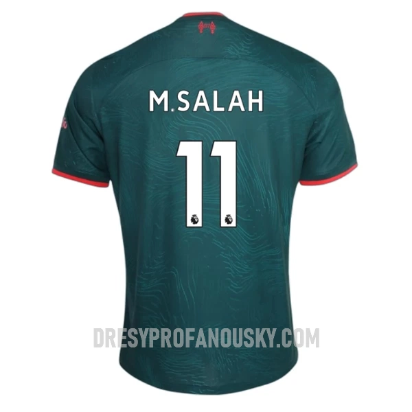 Levné Mužský Fotbalový Dres Liverpool M.Salah 11 Alternativní 2022-23