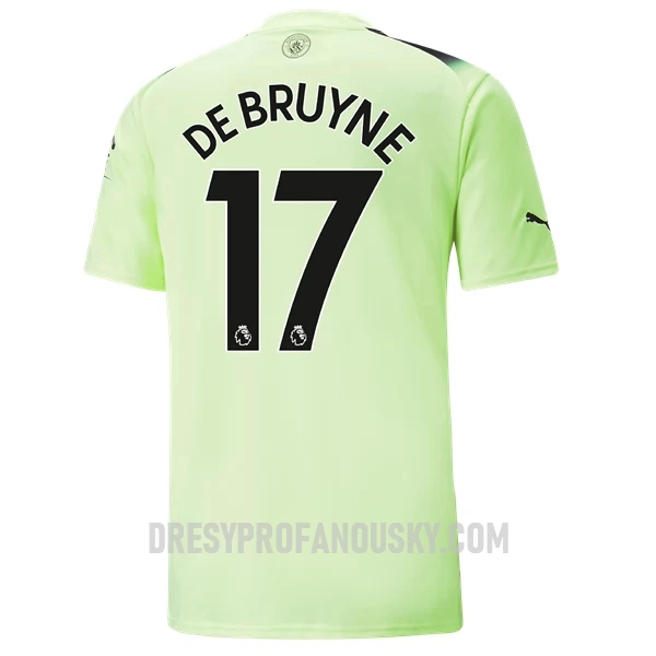 Levné Mužský Fotbalový Dres Manchester City De Bruyne 17 Alternativní 2022-23