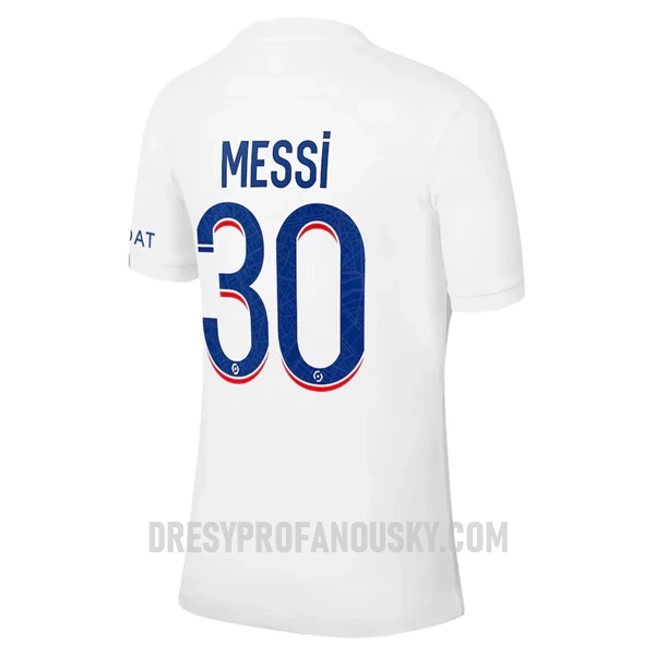 Levné Mužský Fotbalový Dres Paris Saint-Germain Messi 30 Alternativní 2022-23