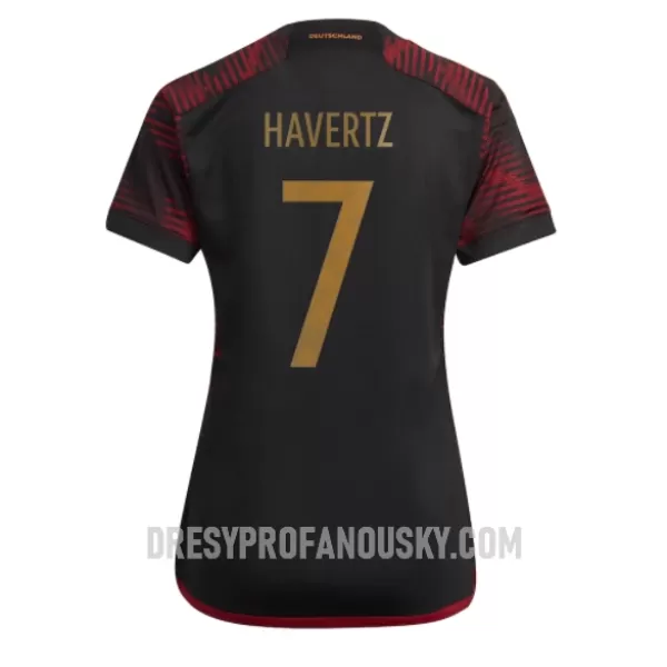 Levné Dámský Fotbalový Dres Německo Kai Havertz 7 Venkovní Mistrovství Světa 2022