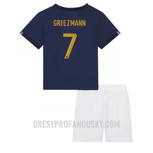 Levné Dětský Fotbalový Dres Francie Antoine Griezmann 7 Domácí Mistrovství Světa 2022