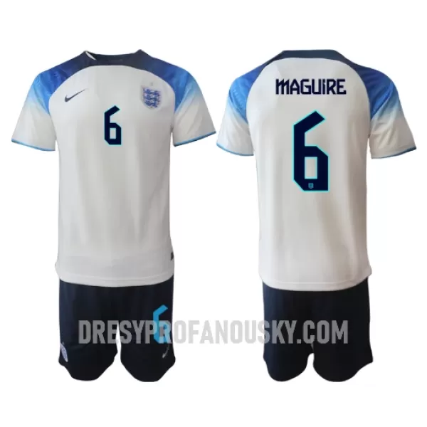 Levné Dětský Fotbalový Dres Anglie Harry Maguire 6 Domácí Mistrovství Světa 2022