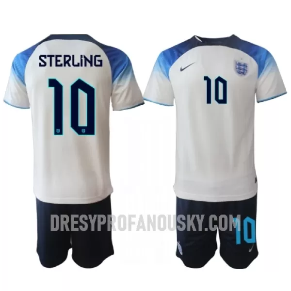 Levné Dětský Fotbalový Dres Anglie Raheem Sterling 10 Domácí Mistrovství Světa 2022