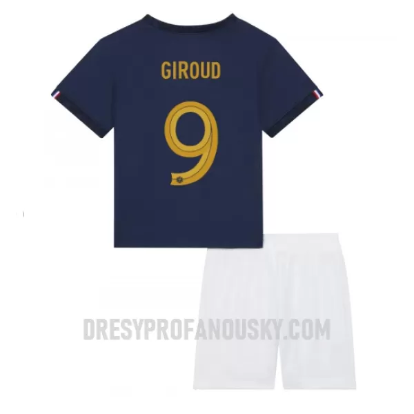 Levné Dětský Fotbalový Dres Francie Olivier Giroud 9 Domácí Mistrovství Světa 2022