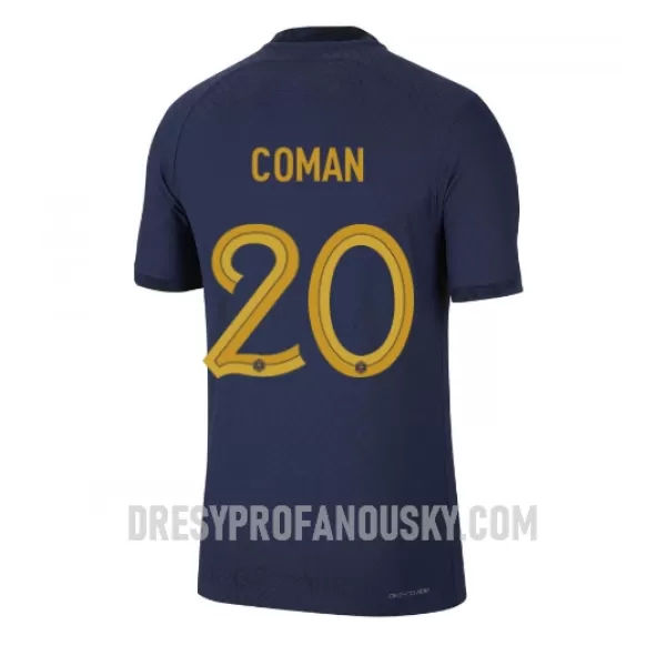 Levné Mužský Fotbalový Dres Francie Kingsley Coman 20 Domácí Mistrovství Světa 2022