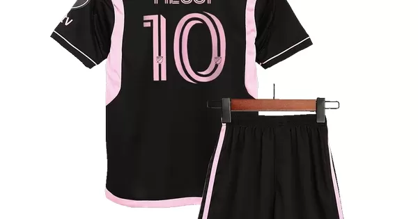 Levné Dětský Fotbalový Dres Inter Miami CF Messi 10 Venkovní 2023-24