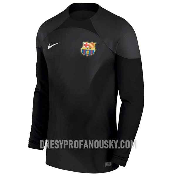 Levné Mužský Fotbalový Dres FC Barcelona Venkovní Brankářské 2022-23 Dlouhý Rukáv