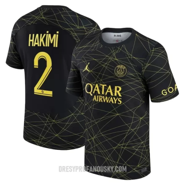 Levné Mužský Fotbalový Dres Paris Saint-Germain HAKIMI 2 Čtvrtý Jordan 2022-23