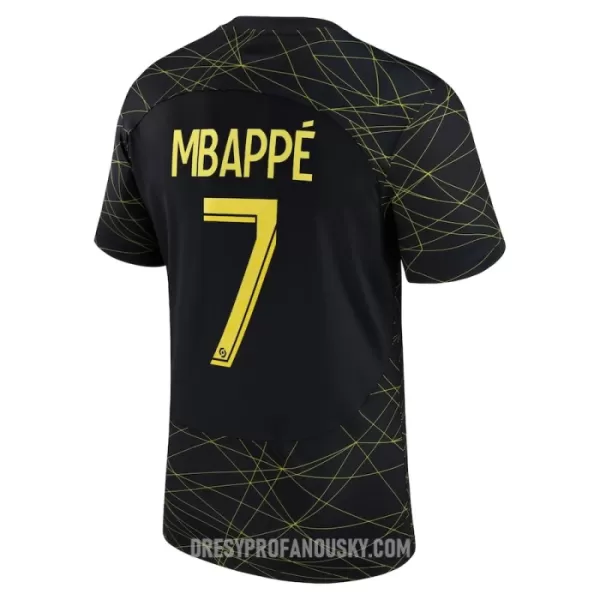 Levné Mužský Fotbalový Dres Paris Saint-Germain Mbappé 7 Čtvrtý Jordan 2022-23