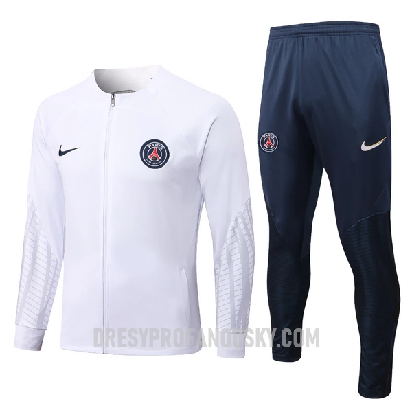 Levné Dětský Paris Saint-Germain Tréninkový Mikina Soupravy 2022-23 Bílá