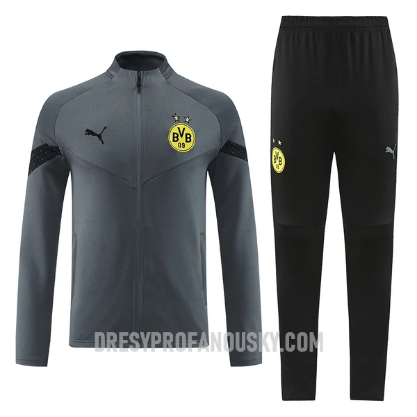 Levné Mužský Borussia Dortmund Gray Version Teplákové Soupravy 2022-23