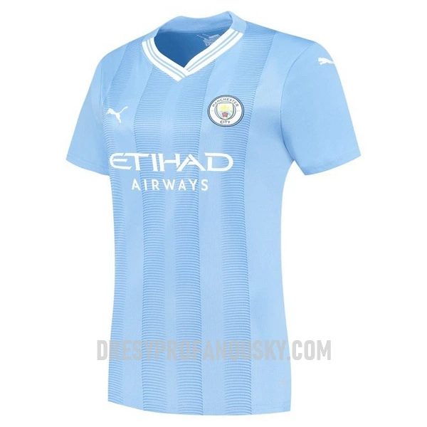 Levné Dámský Fotbalový Dres Manchester City Domácí 2023-24