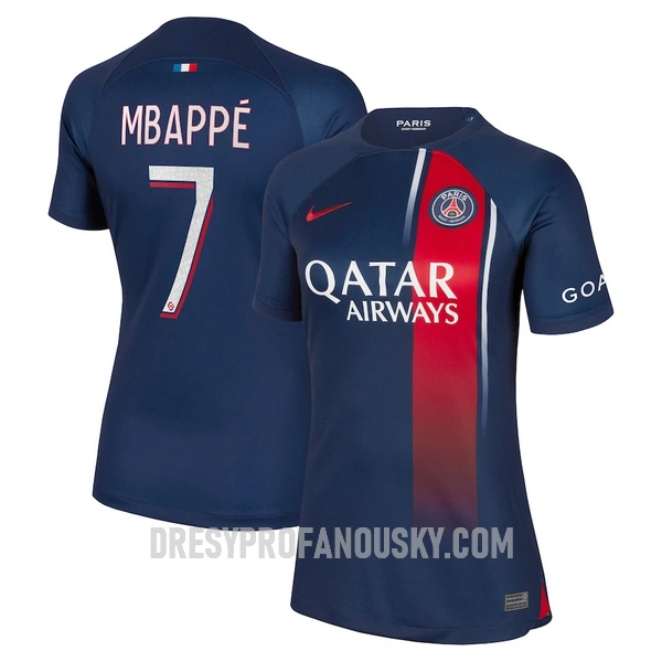 Levné Dámský Fotbalový Dres Paris Saint-Germain Mbappé 7 Domácí 2023-24