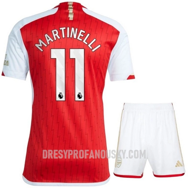 Levné Dětský Fotbalový Dres Arsenal Martinelli 11 Domácí 2023-24