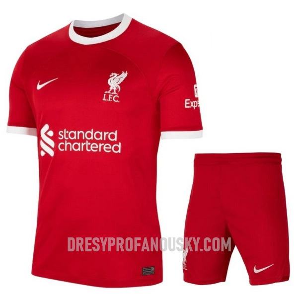 Levné Dětský Fotbalový Dres Liverpool Domácí 2023-24