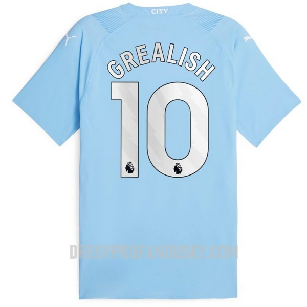 Levné Dětský Fotbalový Dres Manchester City Grealish 10 Domácí 2023-24