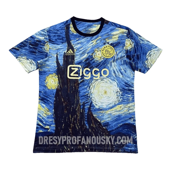 Levné Mužský Fotbalový Dres AJAX x Van Gogh 2023-24 - Speciální