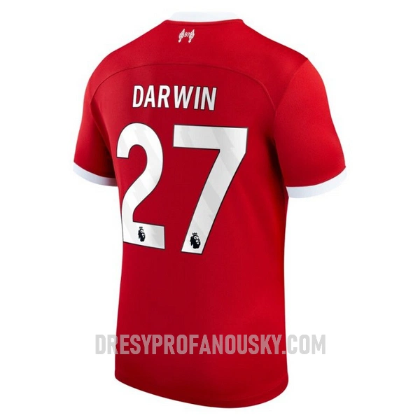 Levné Mužský Fotbalový Dres Liverpool Darwin 27 Domácí 2023-24