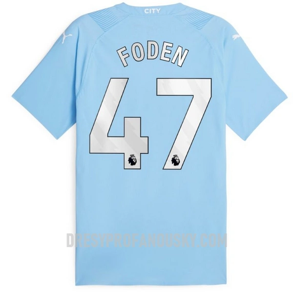 Levné Mužský Fotbalový Dres Manchester City Foden 47 Domácí 2023-24