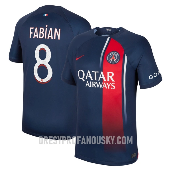 Levné Mužský Fotbalový Dres Paris Saint-Germain Fabian 8 Domácí 2023-24