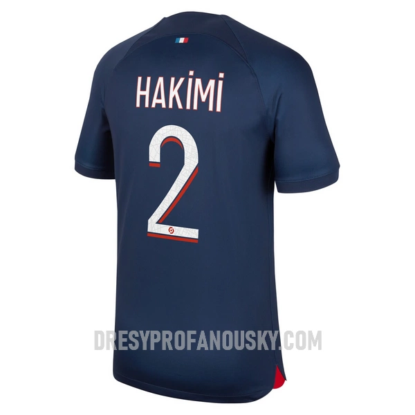 Levné Mužský Fotbalový Dres Paris Saint-Germain Hakimi 2 Domácí 2023-24