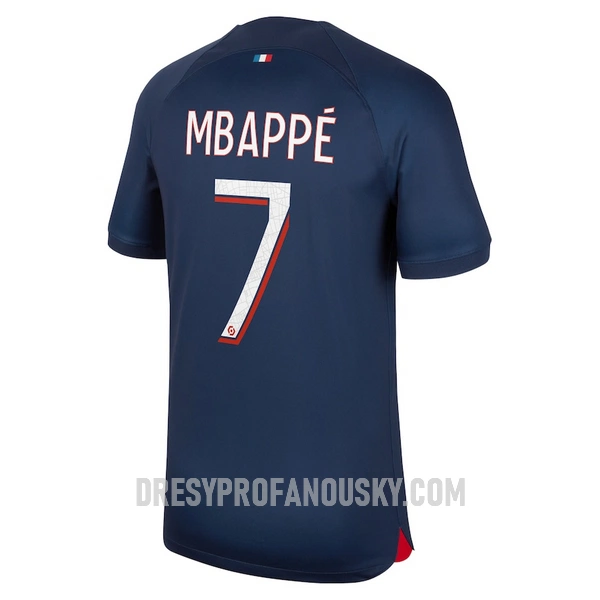 Levné Mužský Fotbalový Dres Paris Saint-Germain Mbappé 7 Domácí 2023-24