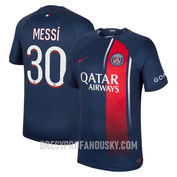 Levné Mužský Fotbalový Dres Paris Saint-Germain Messi 30 Domácí 2023-24