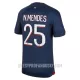 Levné Mužský Fotbalový Dres Paris Saint-Germain N.Mendes 25 Domácí 2023-24