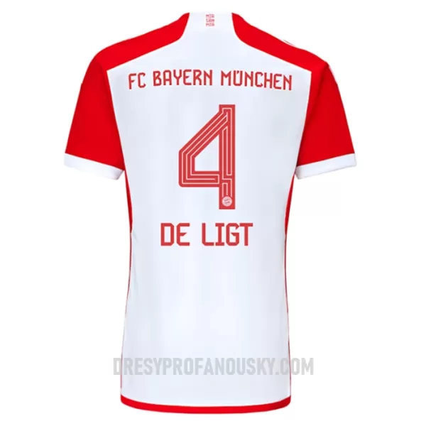 Levné Dětský Fotbalový Dres FC Bayern Mnichov De Ligt 4 Domácí 2023-24