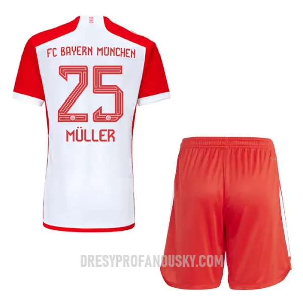 Levné Dětský Fotbalový Dres FC Bayern Mnichov Thomas Muller 25 Domácí 2023-24