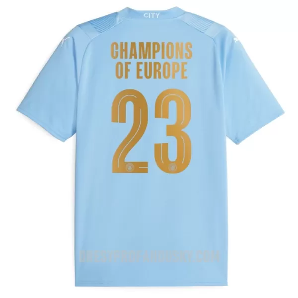 Levné Dětský Fotbalový Dres Manchester City Champions of Europe Domácí 2023-24