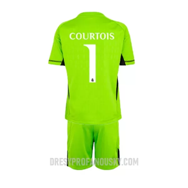 Levné Dětský Fotbalový Dres Real Madrid Thibaut Courtois 1 Brankářské Domácí 2023-24