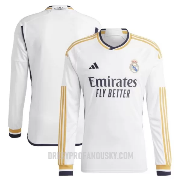 Levné Mužský Fotbalový Dres Real Madrid Domácí 2023-24 Dlouhý Rukáv