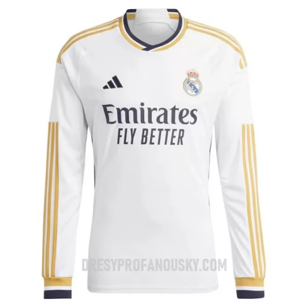 Levné Mužský Fotbalový Dres Real Madrid Domácí 2023-24 Dlouhý Rukáv