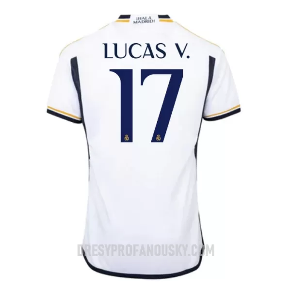 Levné Mužský Fotbalový Dres Real Madrid Lucas V. 17 Domácí 2023-24