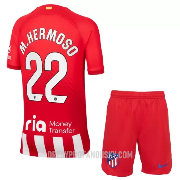 Levné Dětský Fotbalový Dres Atlético Madrid M.Hermoso 22 Domácí 2023-24