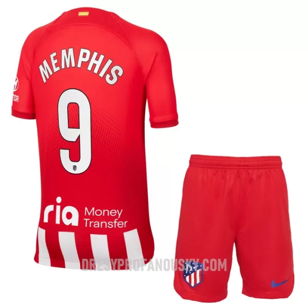 Levné Dětský Fotbalový Dres Atlético Madrid Memphis 9 Domácí 2023-24