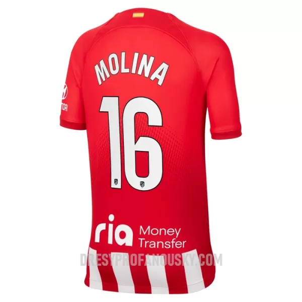 Levné Dětský Fotbalový Dres Atlético Madrid Molina 16 Domácí 2023-24